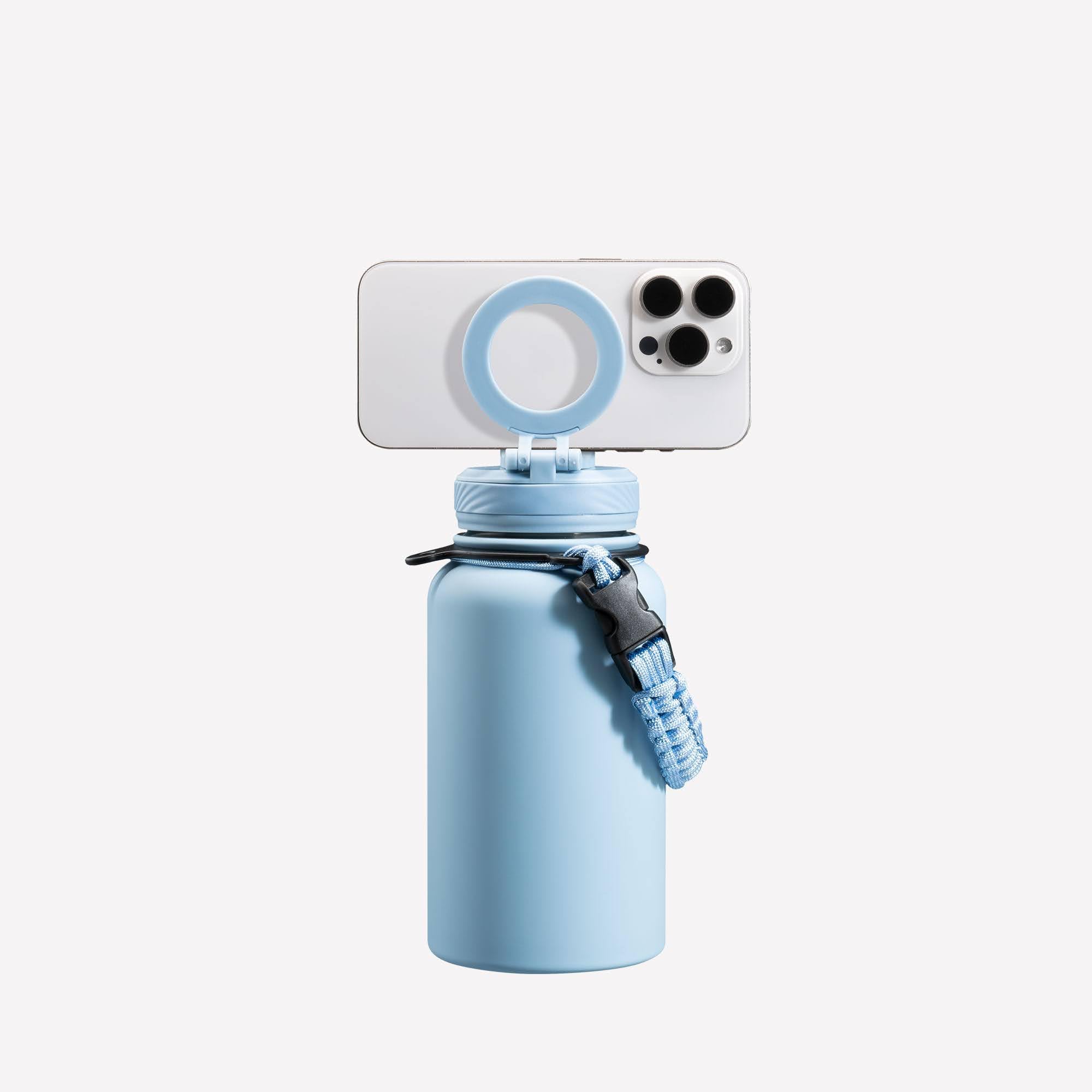 ZTAR Insulated Stainless Steel Water Bottle – Compatible with Magsafe usable as Tripod, Leak-Proof, Keeps Drinks cool or warm, For Travel, Gym, and Office, Ideal Gift for Women, Men & Kids, 22 oz