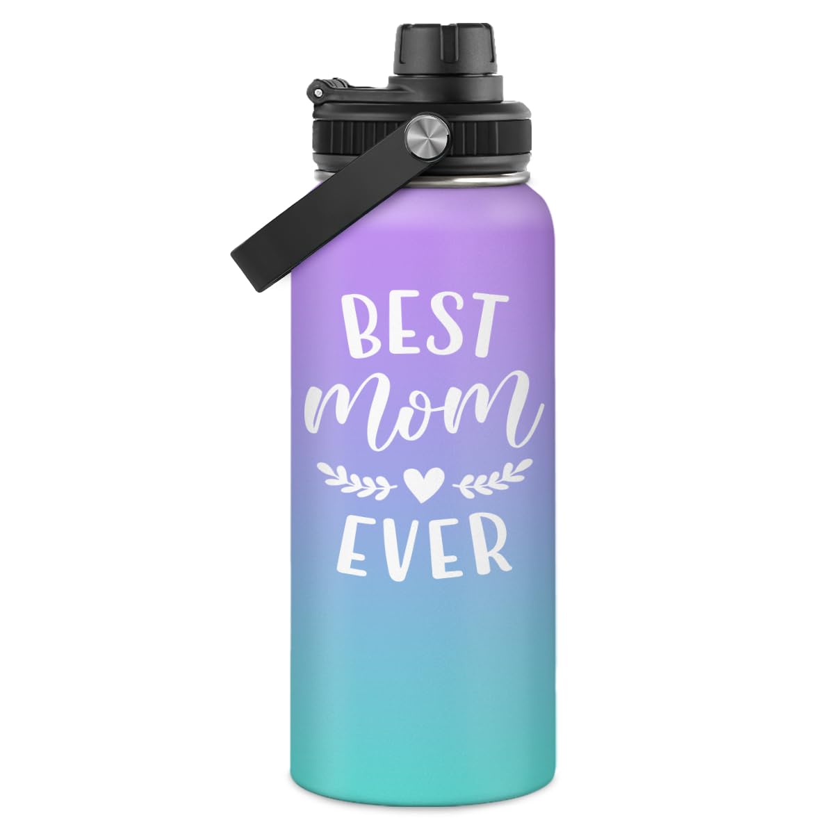 Gym Insulated Engraved Stainless Steel Water Bottle 32oz, Vacuum Chug Lid Travel Tumbler For Men Friends Dad Gymer Trainer, Gym Mode on, Gift for Birthday Christmas Father's Day