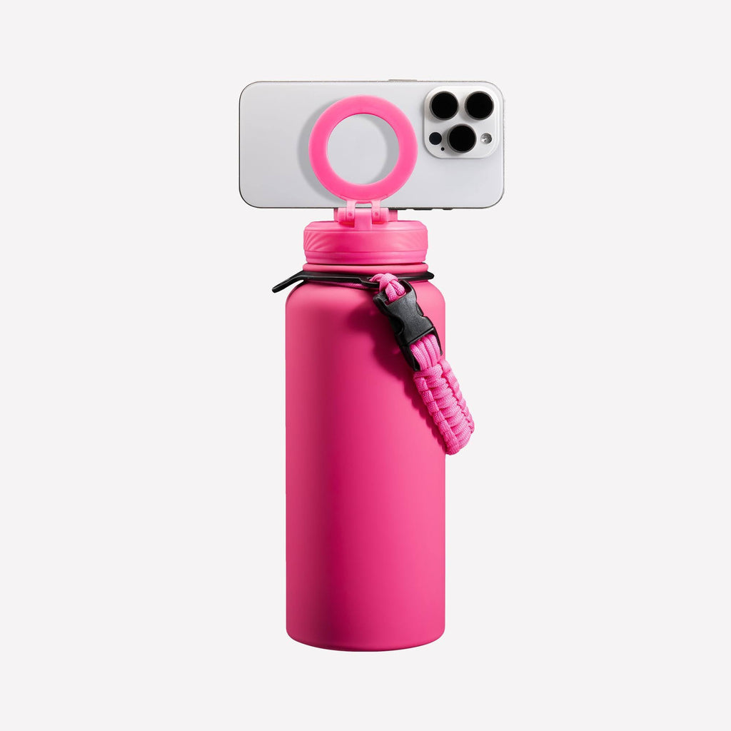 ZTAR Insulated Stainless Steel Water Bottle – Compatible with Magsafe usable as Tripod, Leak-Proof, Keeps Drinks cool or warm, For Travel, Gym, and Office, Ideal Gift for Women, Men & Kids, 22 oz