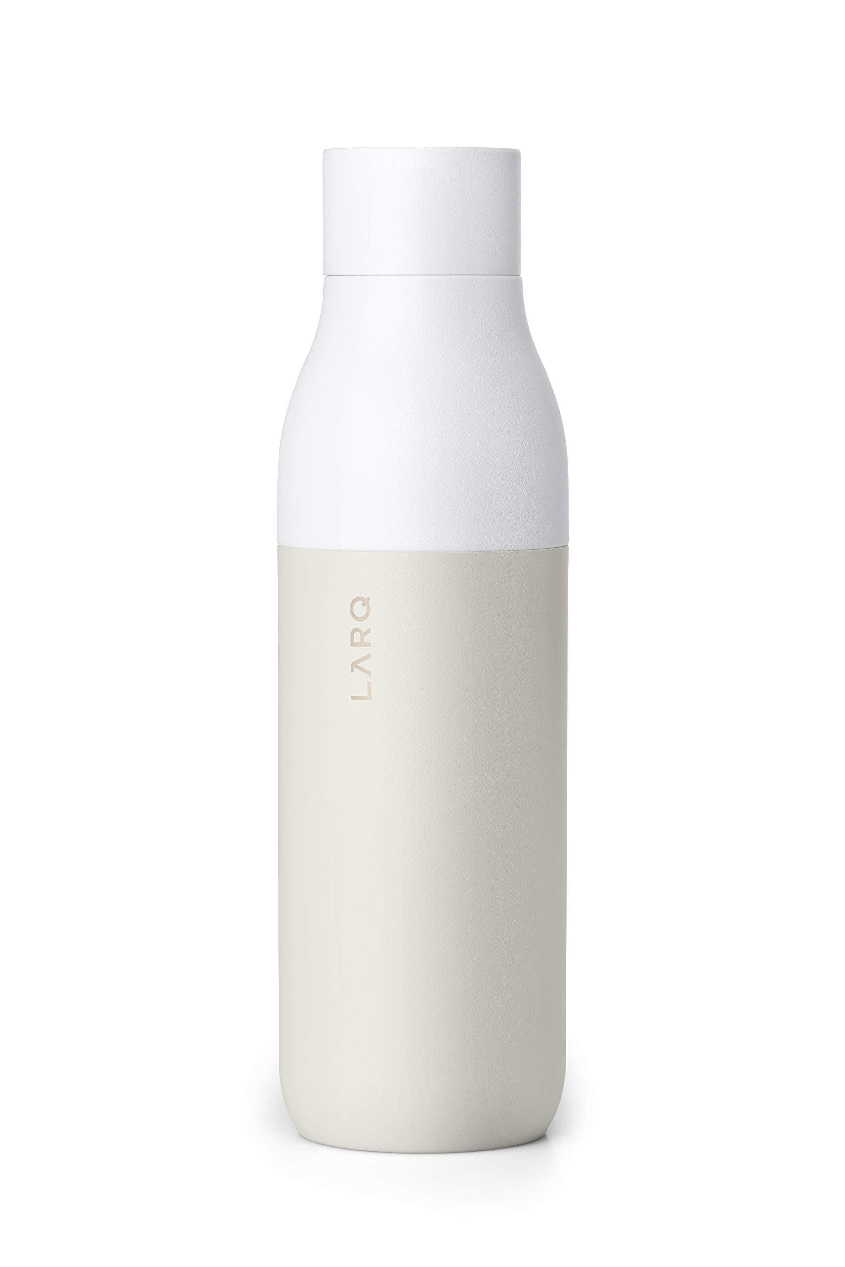 LARQ Bottle PureVis 17 oz - Self-Cleaning and Insulated Stainless Steel Water Bottle with UV Water Purifier and Award-winning Design | Reusable & Travel Friendly, Seaside Mint