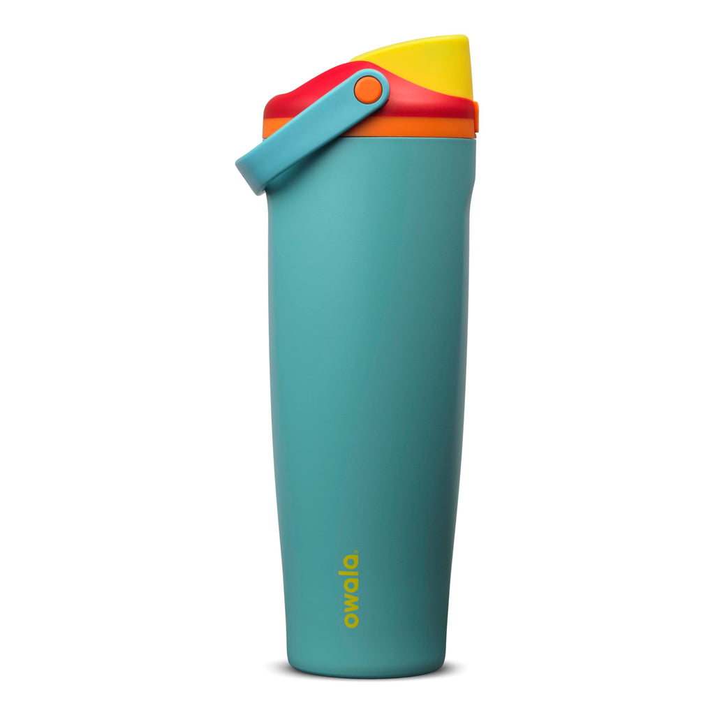 Owala FreeSip Sway Insulated Stainless Steel Water Bottle with Two-Way Spout, Built-In Straw and Bucket Handle, Made for Travel, School, and Sports, 40oz, BPA Free, Leak Proof, Off Road