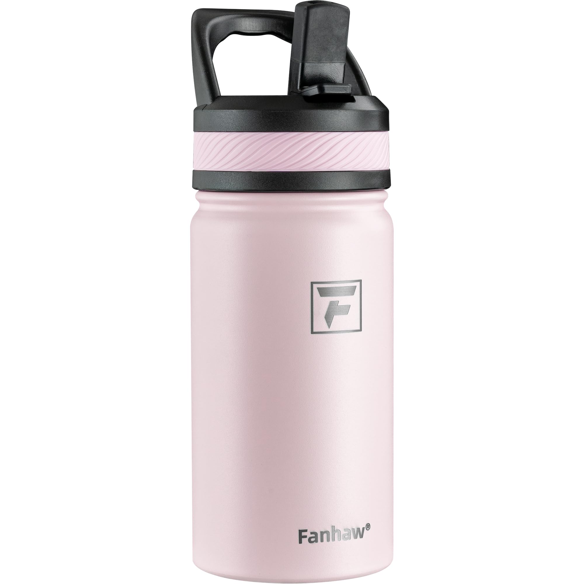 Fanhaw 18 Oz Kids Insulated Water Bottle with Straw Lid – Stainless Steel Double Wall Vacuum, Leak-Proof, BPA-Free Water Bottles for School Boys & Girls(Green Blue) | Kids, Double Wall Vacuum, Leak-Proof, BPA-Free, Water Bottles