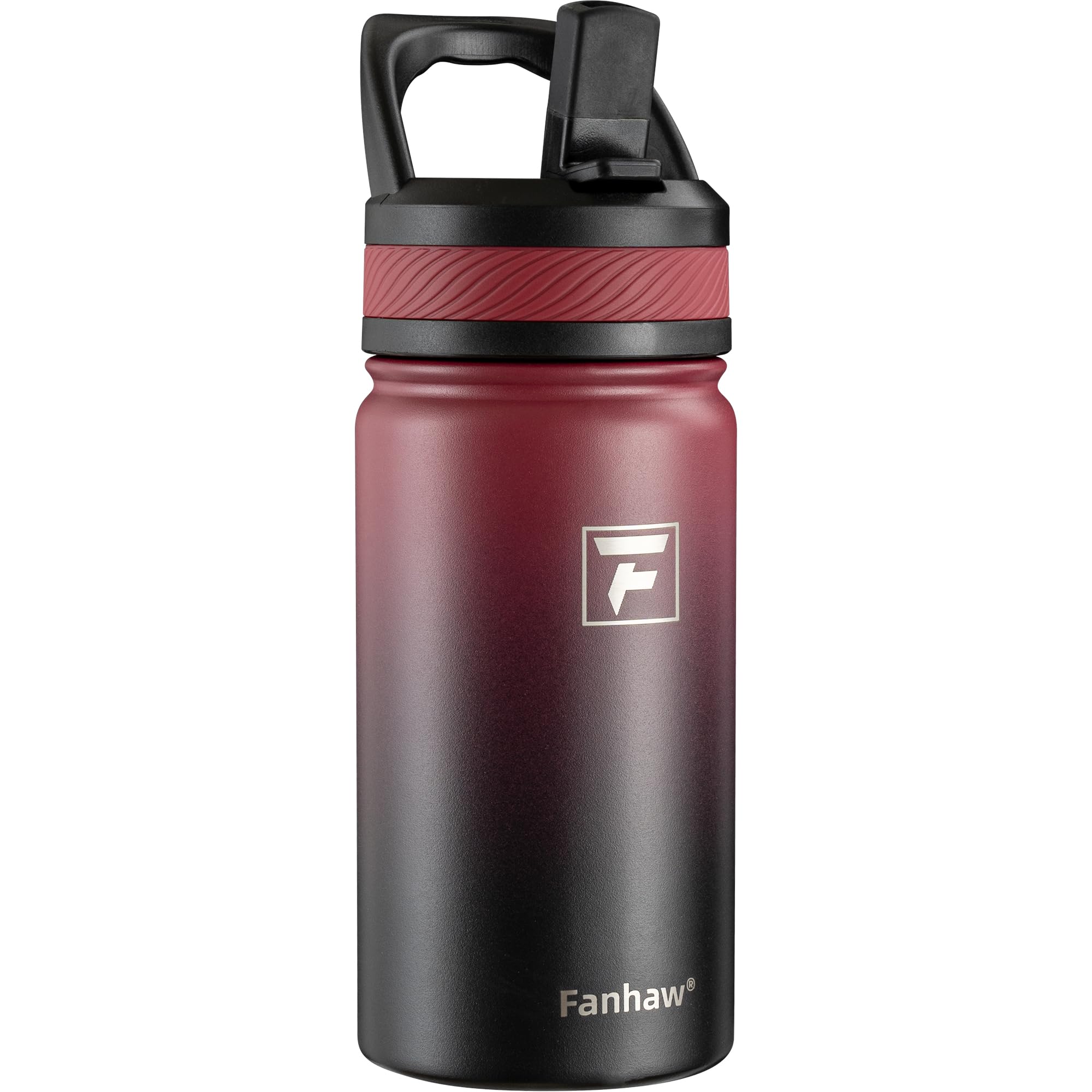 Fanhaw 18 Oz Kids Insulated Water Bottle with Straw Lid – Stainless Steel Double Wall Vacuum, Leak-Proof, BPA-Free Water Bottles for School Boys & Girls(Green Blue) | Kids, Double Wall Vacuum, Leak-Proof, BPA-Free, Water Bottles