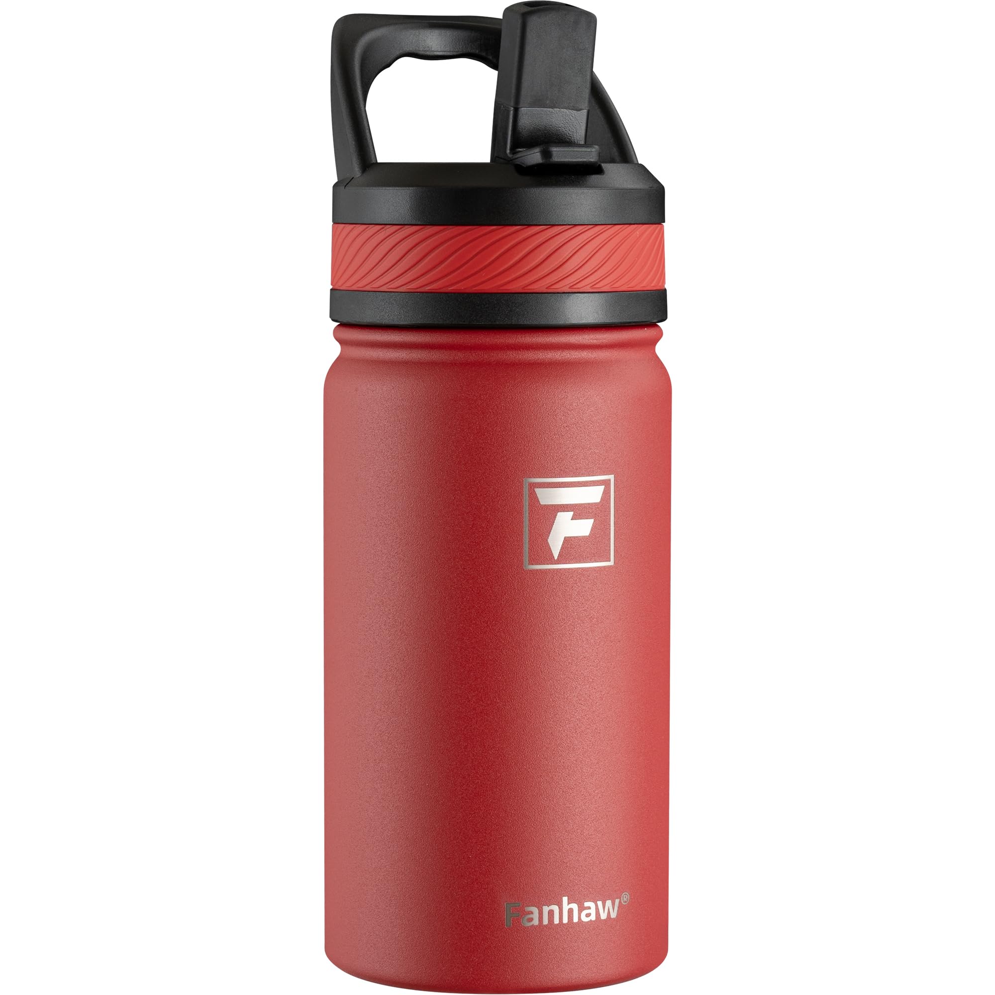 Fanhaw 18 Oz Kids Insulated Water Bottle with Straw Lid – Stainless Steel Double Wall Vacuum, Leak-Proof, BPA-Free Water Bottles for School Boys & Girls(Green Blue) | Kids, Double Wall Vacuum, Leak-Proof, BPA-Free, Water Bottles