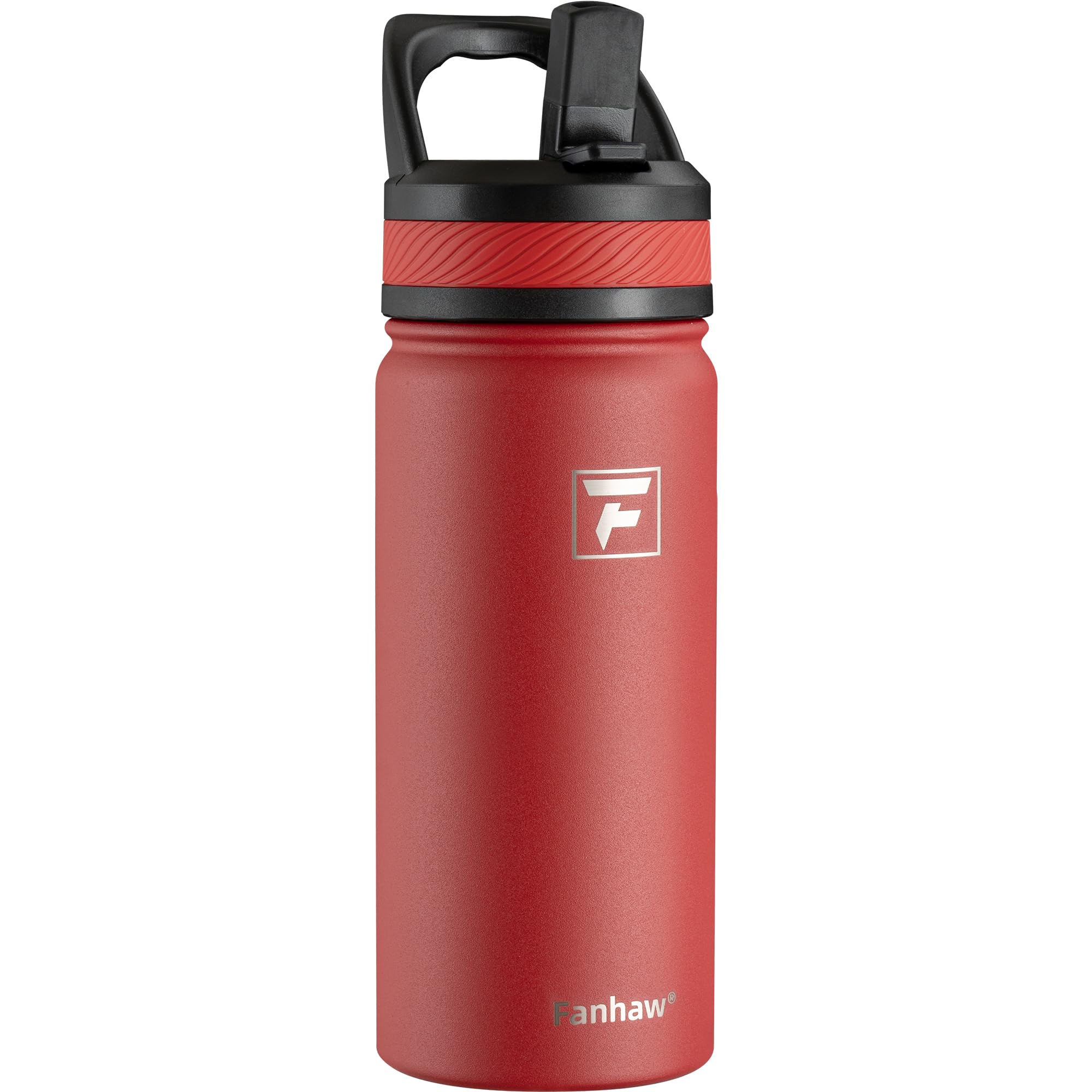 Fanhaw 18 Oz Kids Insulated Water Bottle with Straw Lid – Stainless Steel Double Wall Vacuum, Leak-Proof, BPA-Free Water Bottles for School Boys & Girls(Green Blue) | Kids, Double Wall Vacuum, Leak-Proof, BPA-Free, Water Bottles